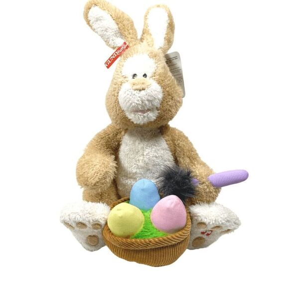 Vintage 17" Gund Just A Bunny Animated Singing Light Up Easter Rabbit "what a wo - Picture 1 of 11